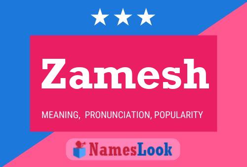 Póster del nombre Zamesh