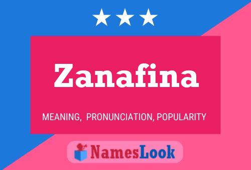 Póster del nombre Zanafina