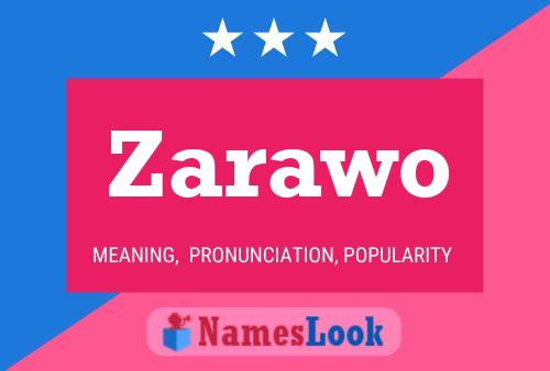 Póster del nombre Zarawo