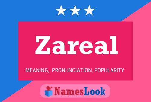 Póster del nombre Zareal