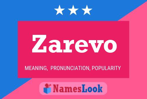 Póster del nombre Zarevo