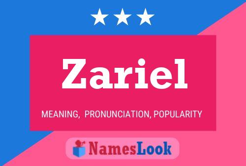 Póster del nombre Zariel