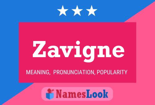 Póster del nombre Zavigne