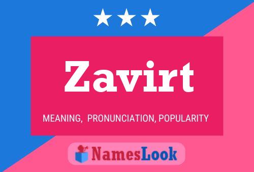 Póster del nombre Zavirt