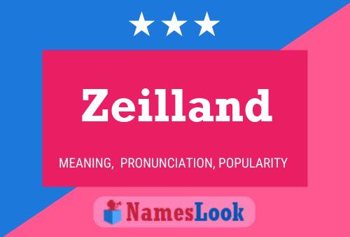 Póster del nombre Zeilland