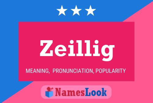 Póster del nombre Zeillig