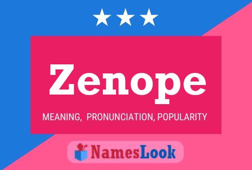 Póster del nombre Zenope