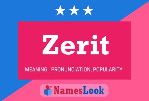 Póster del nombre Zerit