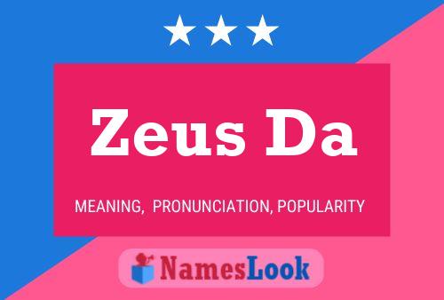 Póster del nombre Zeus Da