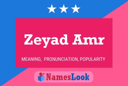 Póster del nombre Zeyad Amr