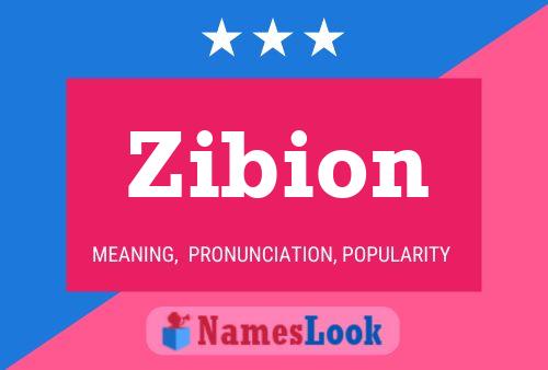 Póster del nombre Zibion