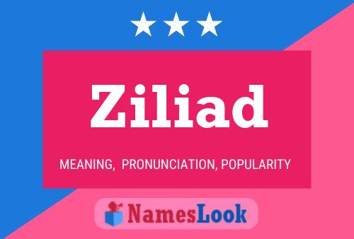 Póster del nombre Ziliad