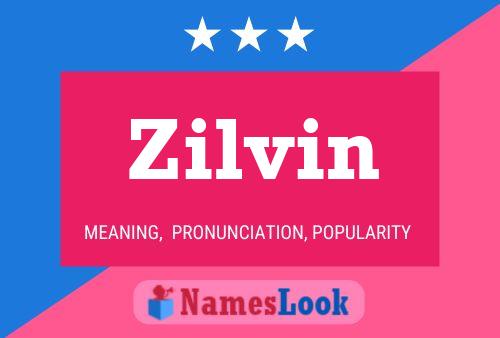 Póster del nombre Zilvin