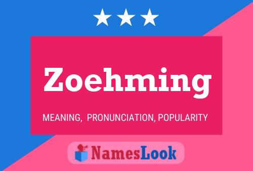 Póster del nombre Zoehming