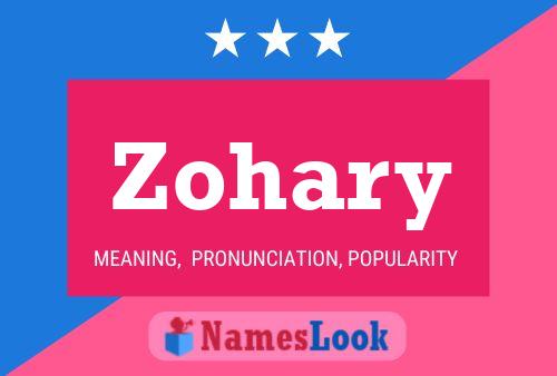 Póster del nombre Zohary