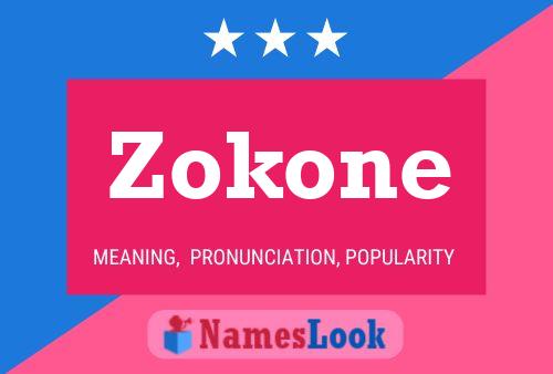 Póster del nombre Zokone