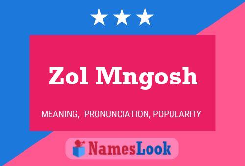 Póster del nombre Zol Mngosh