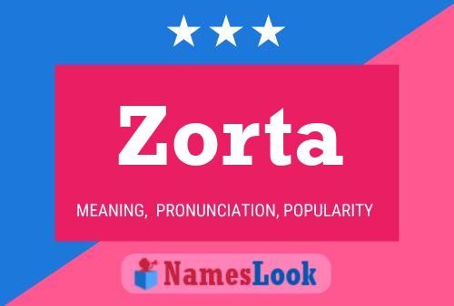 Póster del nombre Zorta