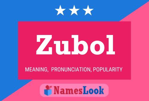 Póster del nombre Zubol