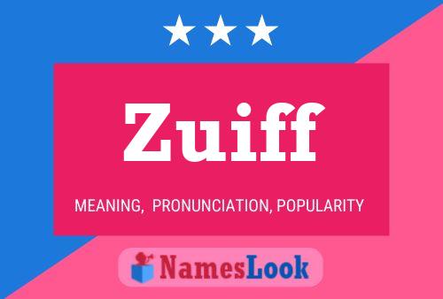 Póster del nombre Zuiff