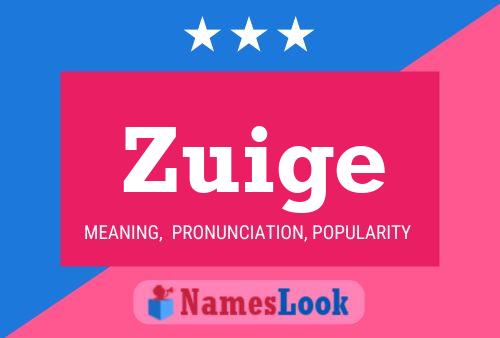 Póster del nombre Zuige