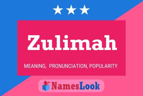 Póster del nombre Zulimah