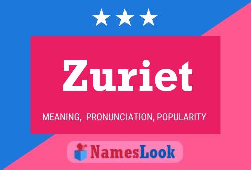 Póster del nombre Zuriet