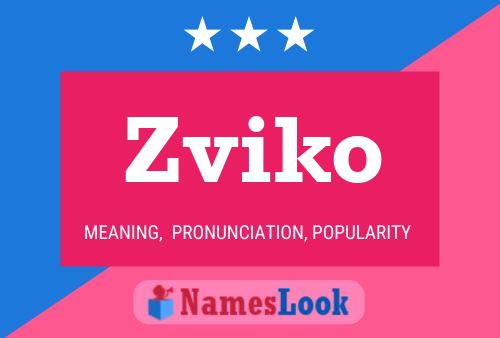 Póster del nombre Zviko